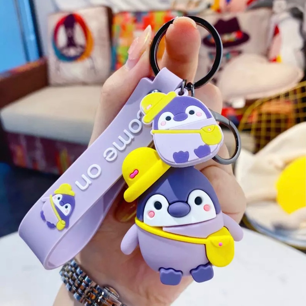 Cute Cartoon Keychain Selicone